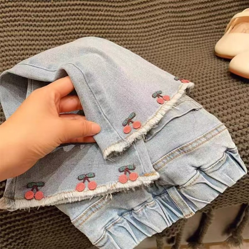 Girls 2-Piece Set Factory - Doll Shirt Denim Pants
