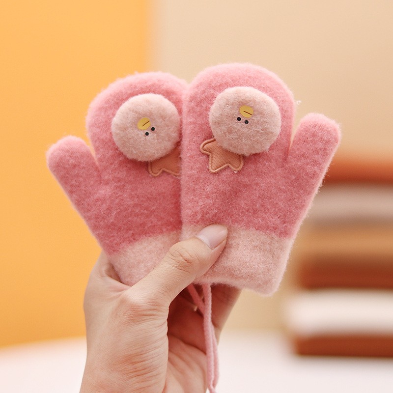 Toddler Mittens Supplier - Neck Hanging Plush Warm