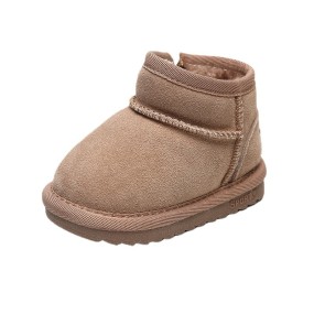 Boys Winter Shoes Supplier - Rubber Sole Plush Warm