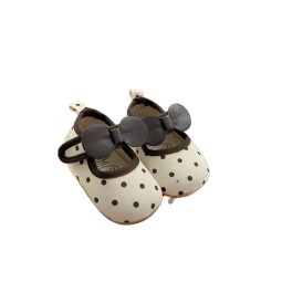 Baby Shoes Supplier - Princess Bow Polka Dot Anti Slip