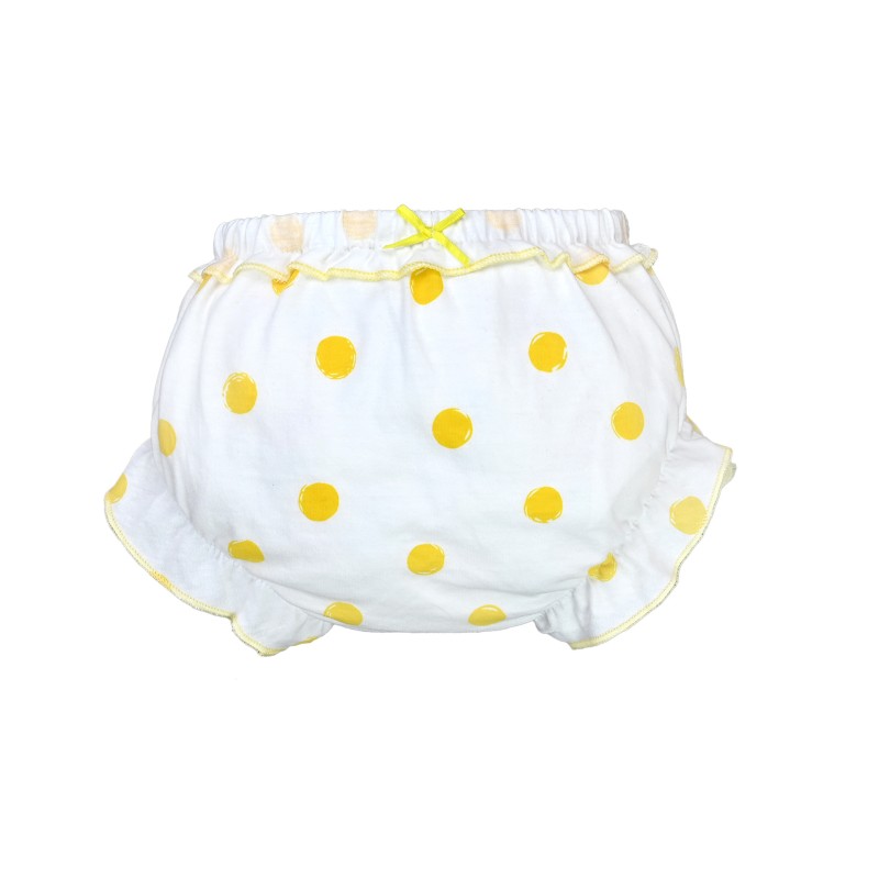 Baby Shorts Supplier - 100% Cotton Polka Dot Flower