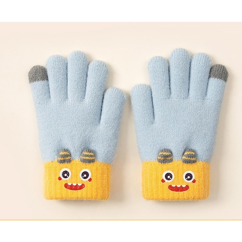 Children Gloves Supplier - Little Monster Knitted 9-12 Years