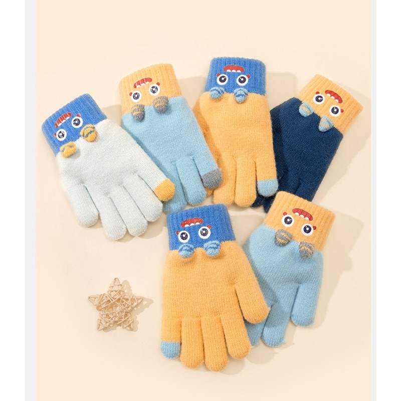 Children Gloves Supplier - Little Monster Knitted 9-12 Years