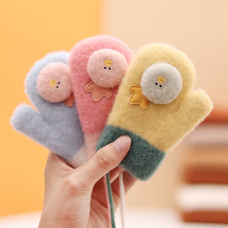 Toddler Mittens Supplier - Neck Hanging Plush Warm