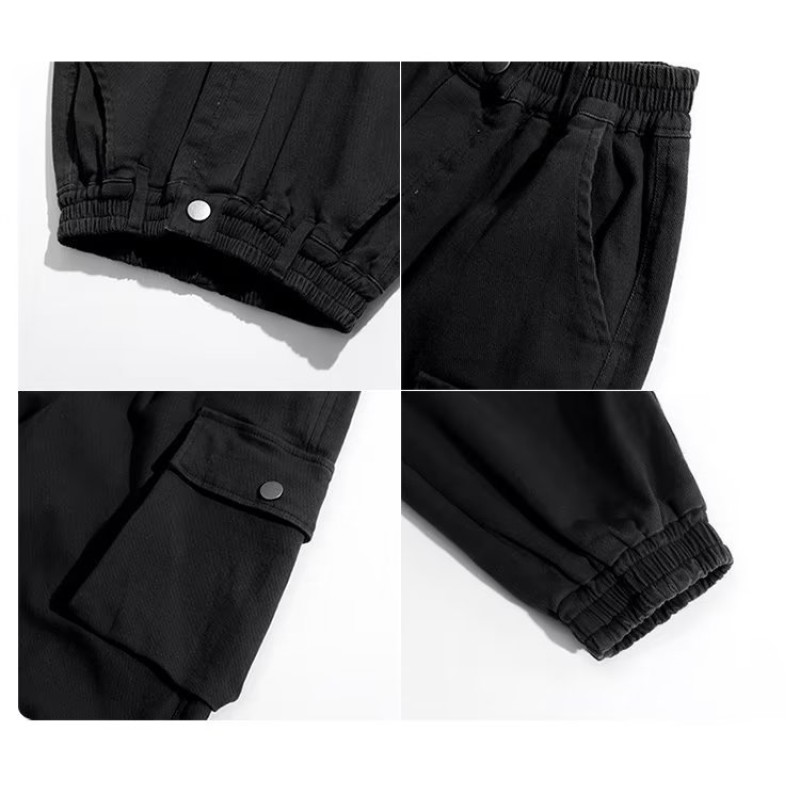Boys Cargo Pants Factory - Elastic Waist Jogger Spring