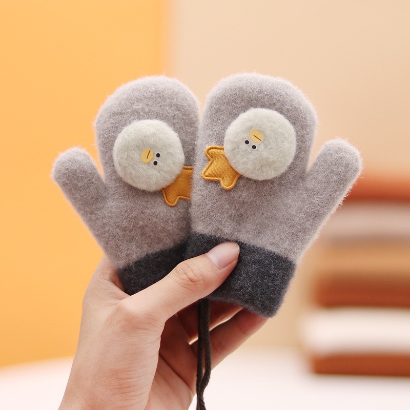 Toddler Mittens Supplier - Neck Hanging Plush Warm