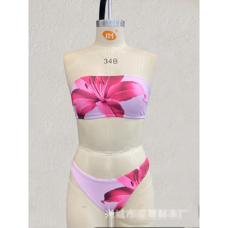 Women Swimwear Factory - 3 Piece Printed Bikini Cover Up