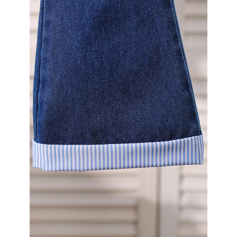 Girl Clothing Set Supplier - Spring Knit Shirt Flared Jeans