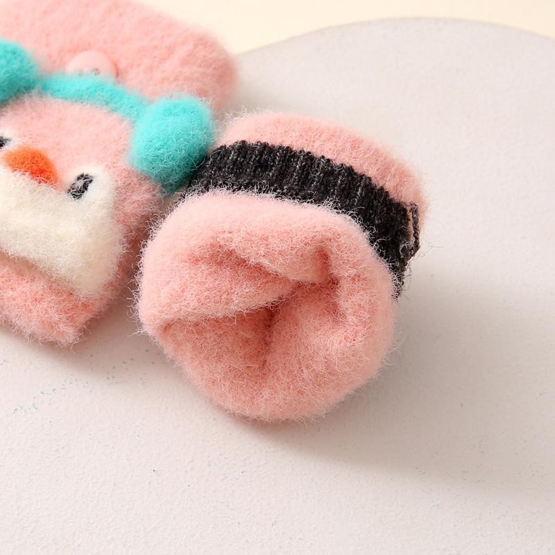 Baby Gloves Factory - Cartoon Flip Half Finger