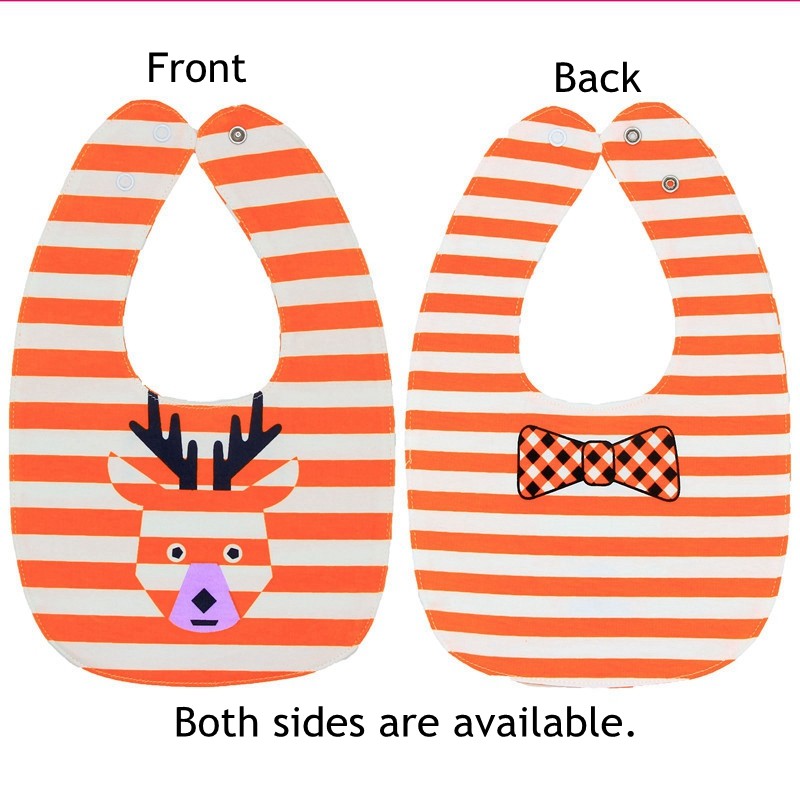 Baby Bibs Factory - Snap Button Double Sided Waterproof