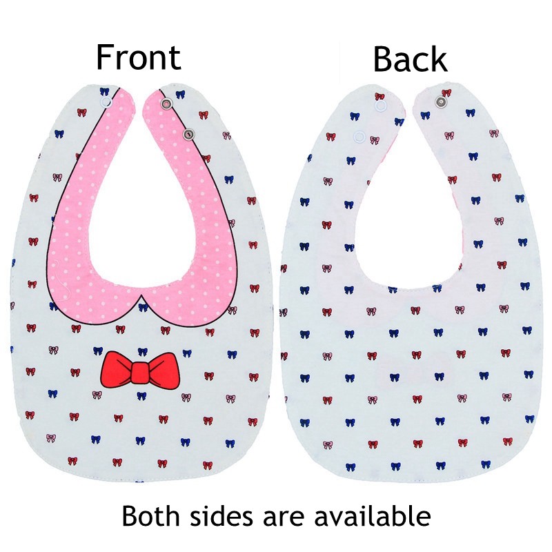 Baby Bibs Factory - Snap Button Double Sided Waterproof