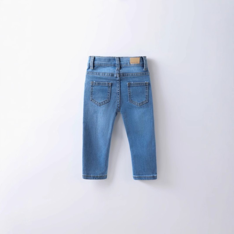 Girls Denim Pants Supplier - Flower Decoration Fashion