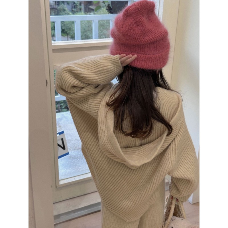 Girls Knitted Set Supplier - 2025 Hooded Sweater Set