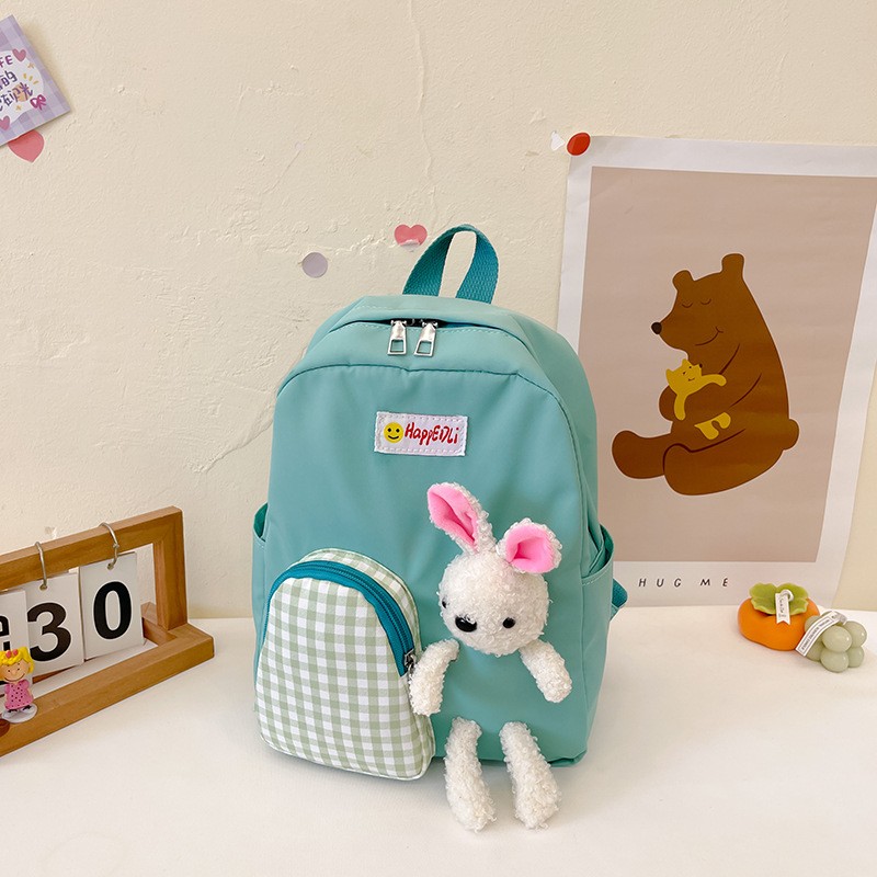 Children Backpack Factory - 2024 Bunny Pendant School