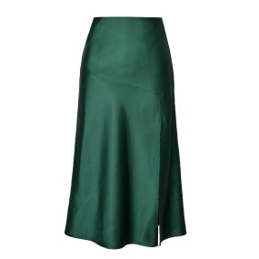 Women Satin Skirt Factory - Glossy Big Swing Business