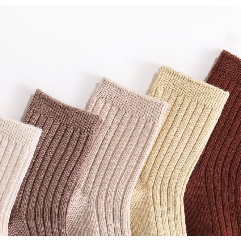 Children Socks Supplier - Solid Color Crew Indoor Outdoor