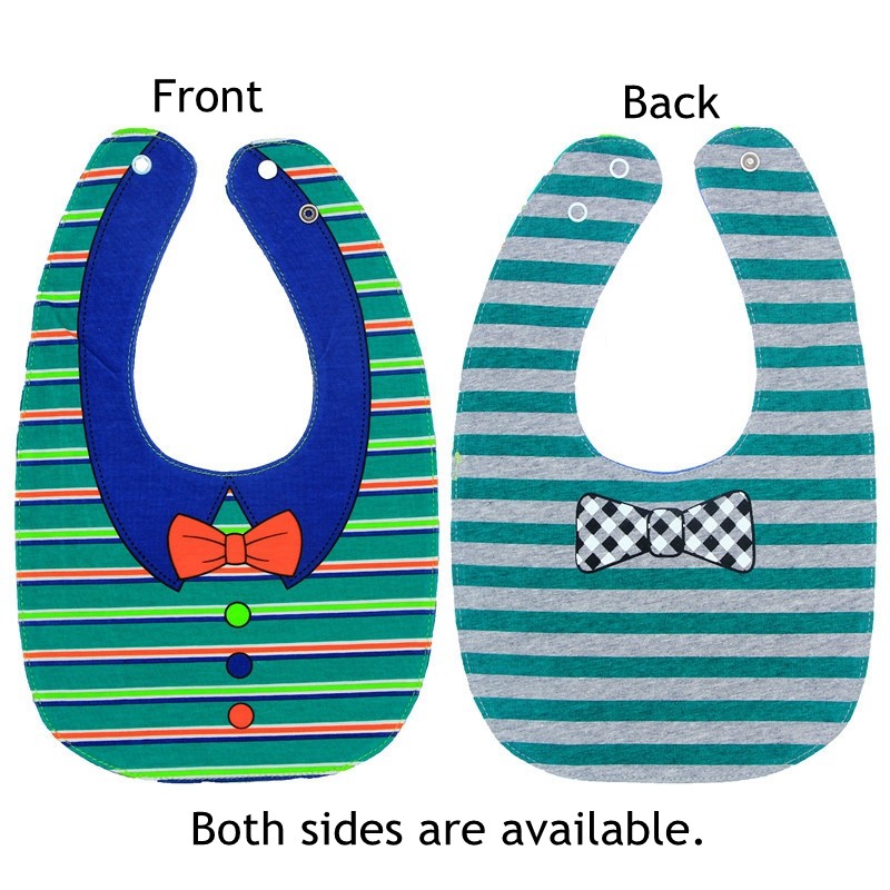 Baby Bibs Factory - Snap Button Double Sided Waterproof