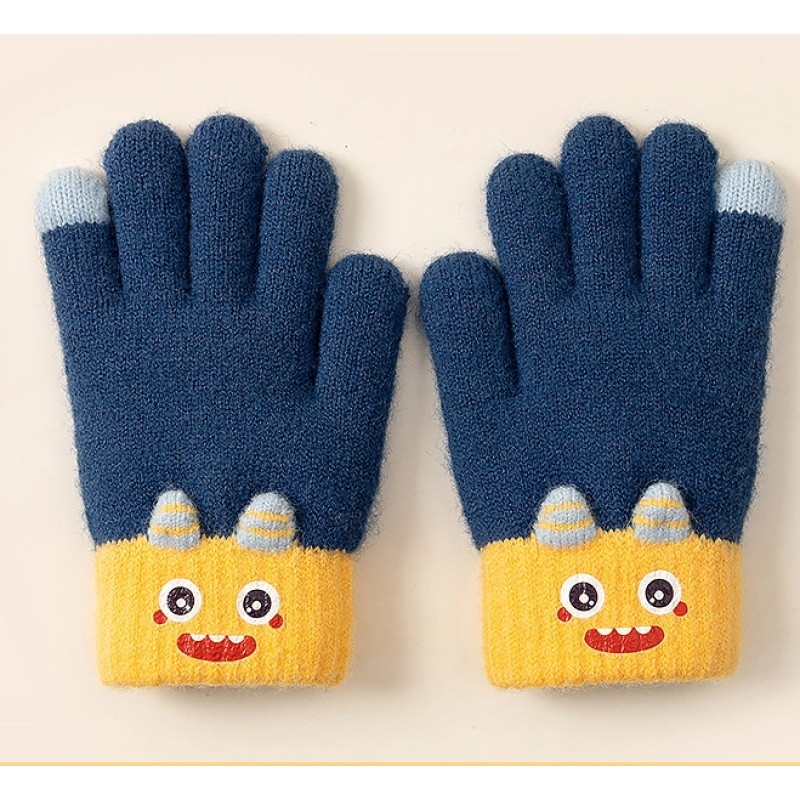 Children Gloves Supplier - Little Monster Knitted 9-12 Years