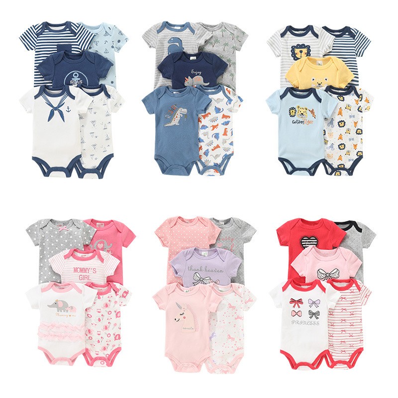 Baby Bodysuit Supplier - Organic Cotton 5-Piece
