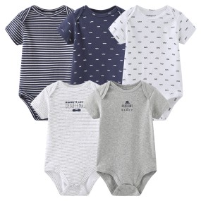Baby Bodysuit Supplier - 5pcs New Fashion Set