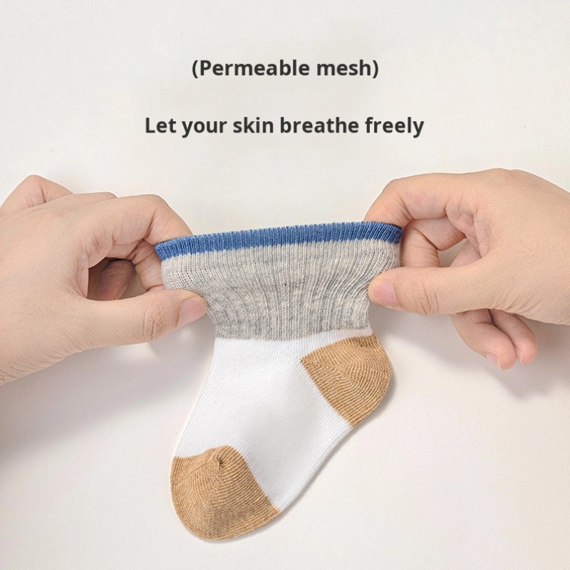 Baby Socks Manufacturer - Striped Non Slip