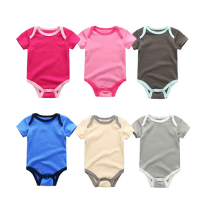 Baby Romper Supplier - 6 Color Plain Cotton