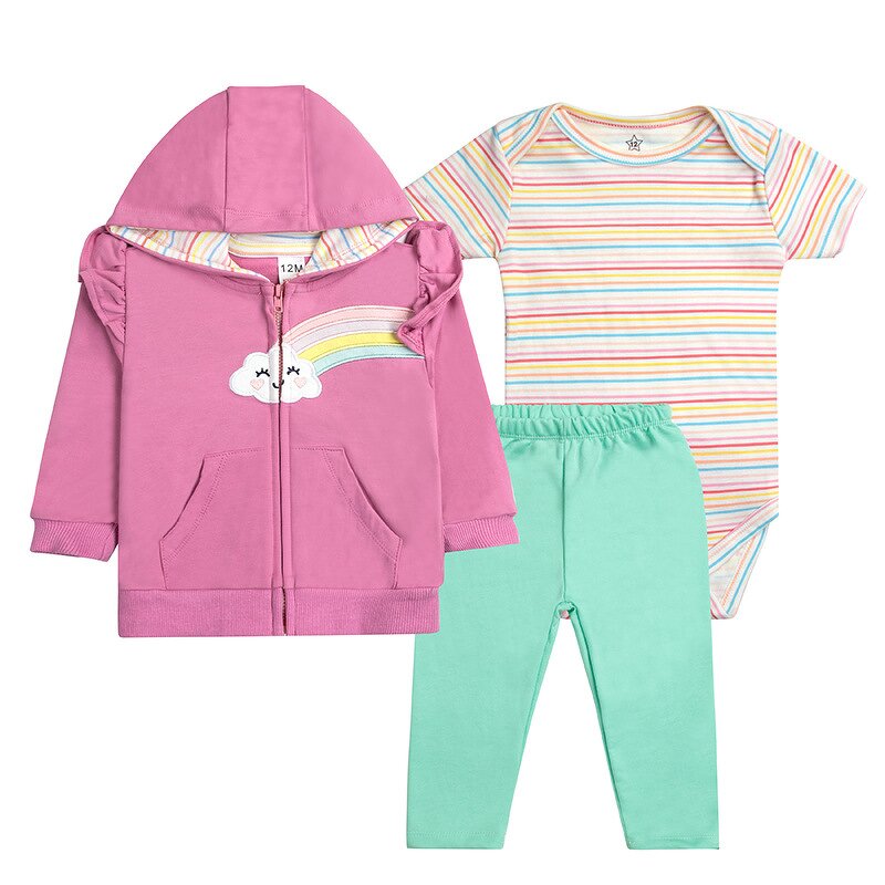 Baby Set Supplier - Cotton 3 Piece Jacket