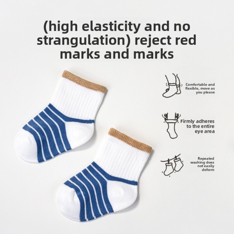 Baby Socks Manufacturer - Striped Non Slip