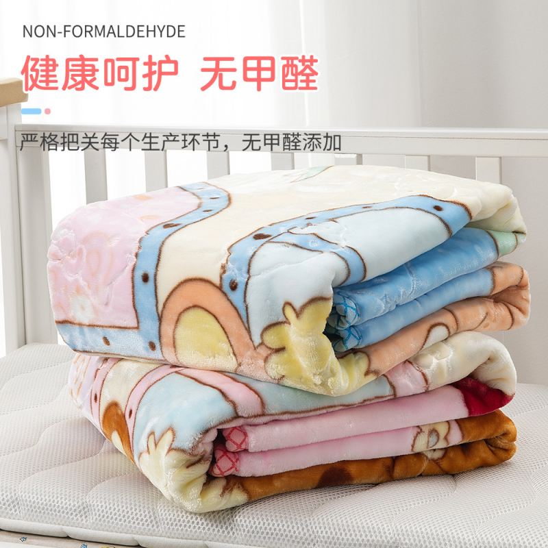 Children's Blanket Factory - Bear Printed Knitted