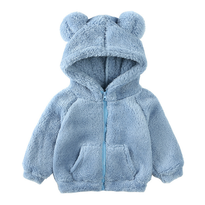 Baby Jacket Manufacturer - Zip Up Fleece Bear