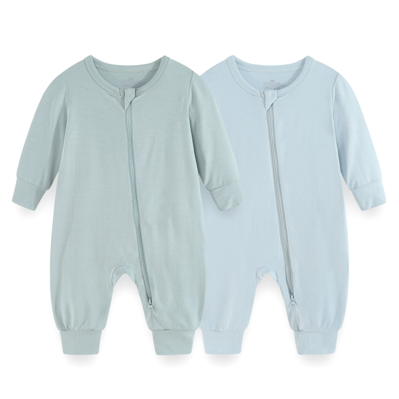 Bamboo Romper Factory - 2 Pack Double Zipper