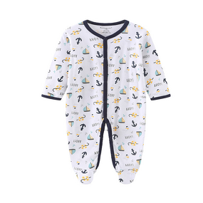 Baby Romper Supplier - Pure Cotton Button Down