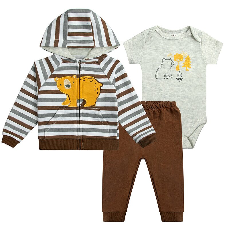 Baby Set Supplier - Cotton 3 Piece Jacket