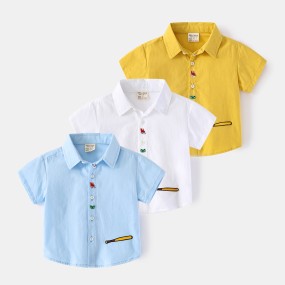 Children's Shirt Supplier - Cartoon Pattern Short