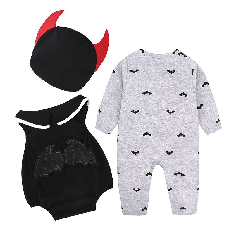 Baby Romper Manufacturer - Batwing Sleeve Black
