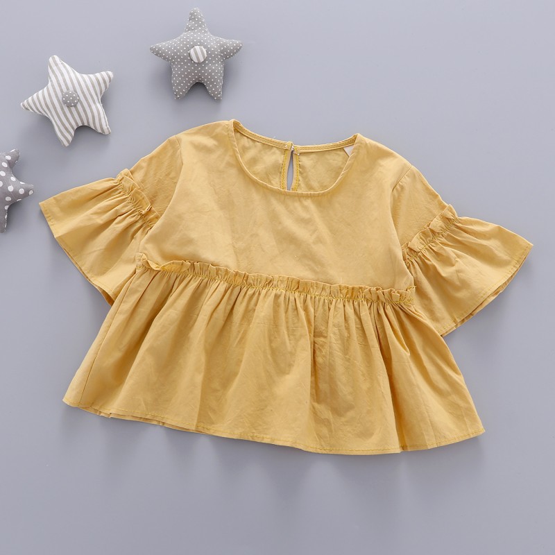 Girls Dress Factory - Petal Sleeve Smocked