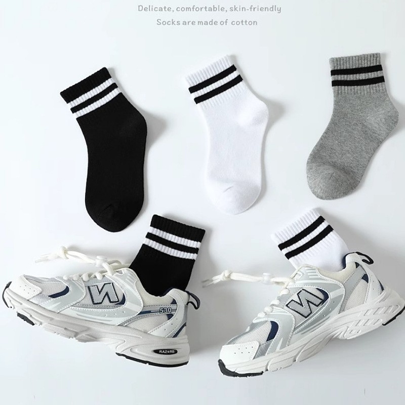 Baby Socks Supplier - Solid Color Mid Calf