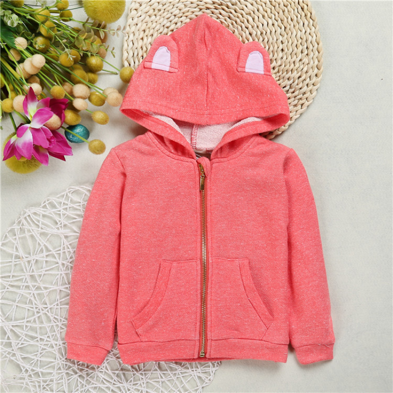 Girls Jacket Supplier - Long Sleeve Hooded