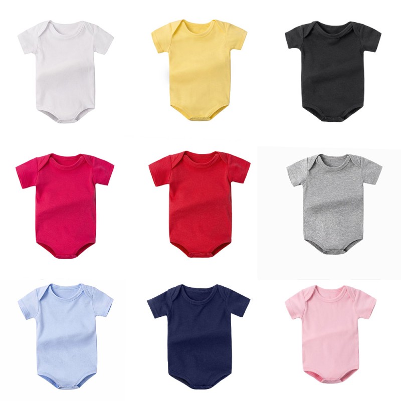 Baby Jumpsuit Supplier - 100% Cotton Solid