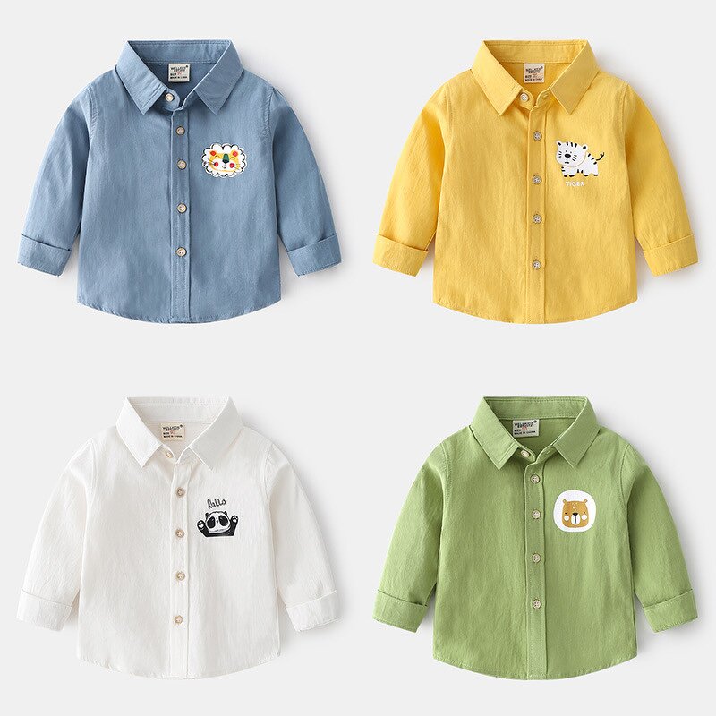 Boys Shirt Manufacturer - Solid Color Casual