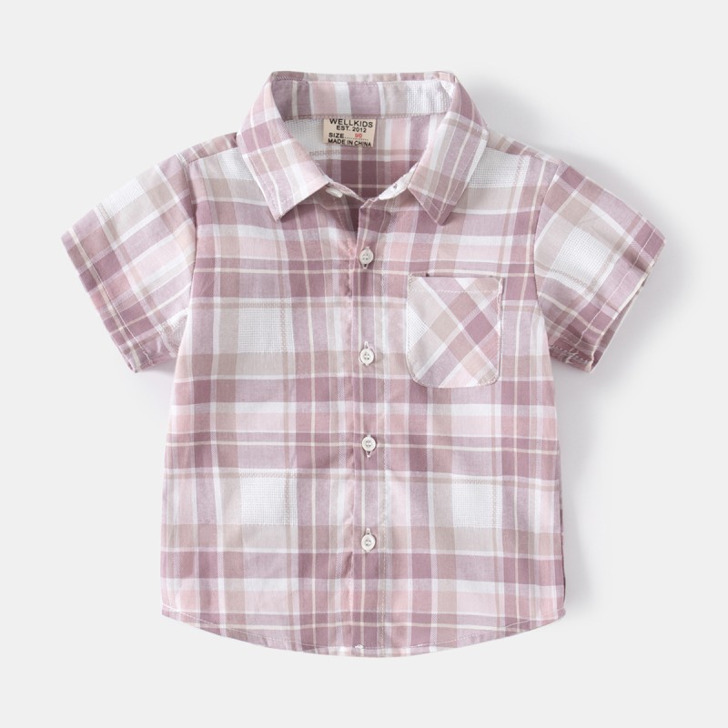 Boys Shirt Manufacturer - Casual Summer Plaid