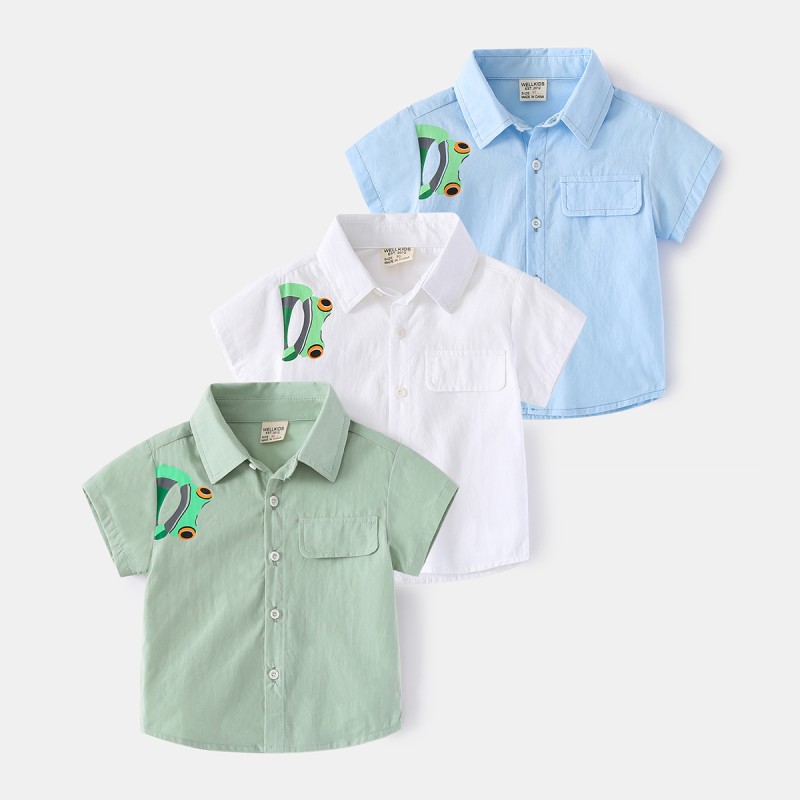 Children's Shirt Manufacturer - Printed Short Sleeve