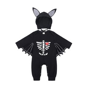 Children's Costume Factory - 3D Skeleton with Hood