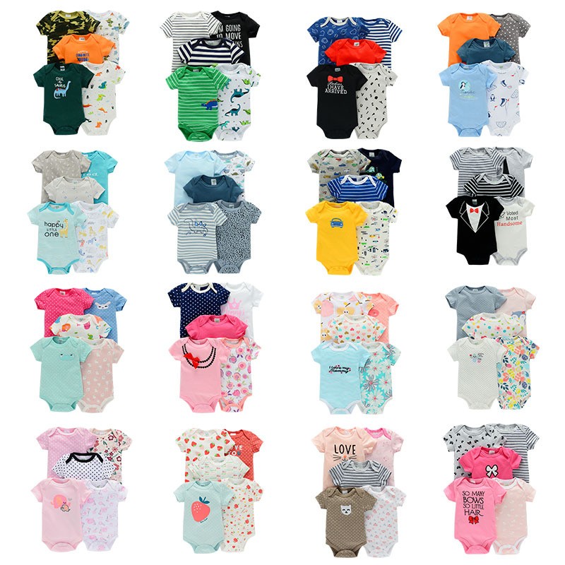 Baby Bodysuit Supplier - Organic Cotton 5-Piece