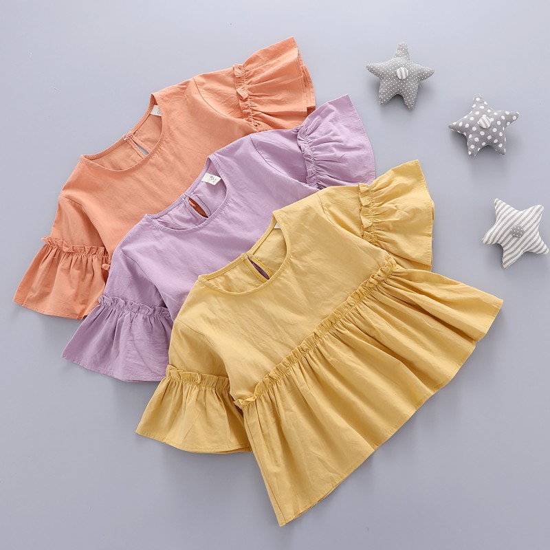 Girls Dress Factory - Petal Sleeve Smocked