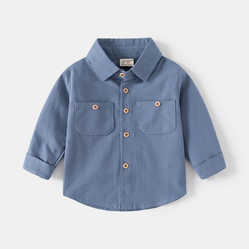 Children's Shirt Factory - Lapel T-shirt Cotton