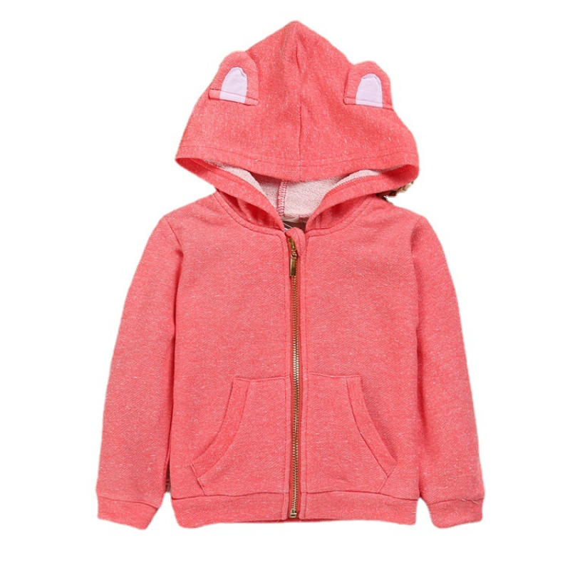 Girls Jacket Supplier - Long Sleeve Hooded
