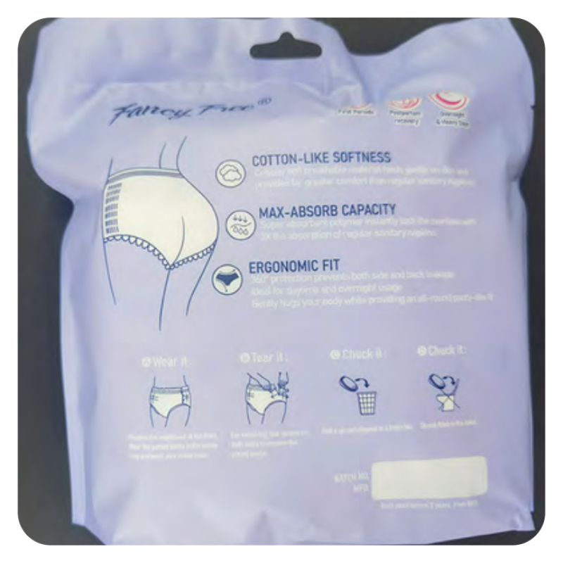 Menstrual Panties Factory - Breathable Comfort Convenience