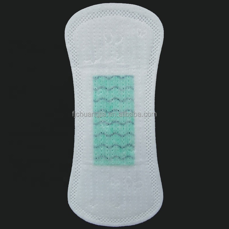 Panty Liners Supplier - 155mm Green Anion Chips