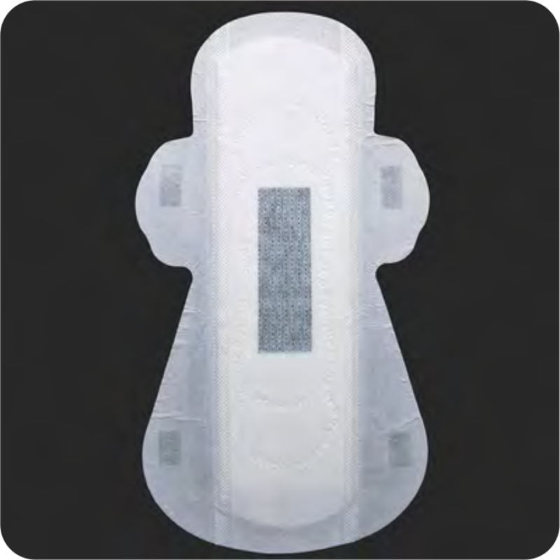 Sanitary Napkin Manufacturer - Black Bamboo 240mm Super